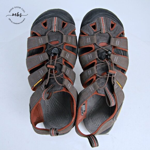 Keen‎ Clearwater Cnx Sandals Raven Tortoise Shell Brown Gray Men US 8, EU 40.5 main image 9